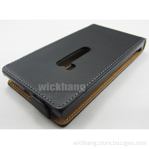 Genuine Real Leather Flip up Down Case for Nokia Lumia N920